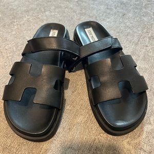 Mayven Black Leather